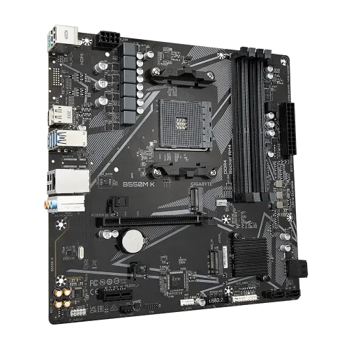 Gigabyte B550M K AMD AM4 Micro ATX Motherboard - Image 4