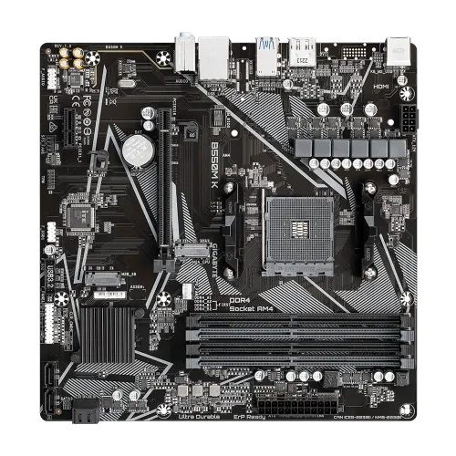 Gigabyte B550M K AMD AM4 Micro ATX Motherboard - Image 5