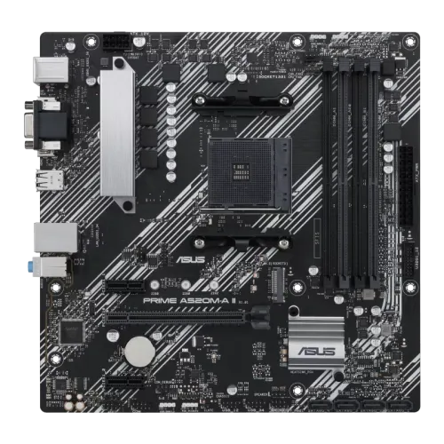 Asus PRIME A520M-A II AM4 micro ATX Motherboard - Image 2