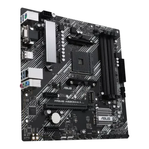 Asus PRIME A520M-A II AM4 micro ATX Motherboard - Image 3