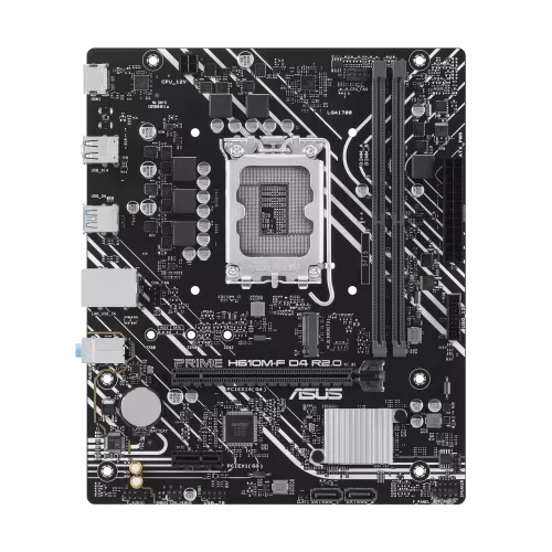 ASUS PRIME H610M-F D4 R2.0 DDR4 LGA1700 mATX Motherboard - Image 3